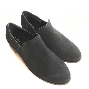 NEW Toms Shayne Low Bootie Black Suede